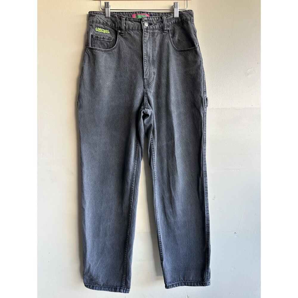 Empyre Tori Gray Carpenter Jeans Baggy Size 6 Wide Leg Skater Y2K 100% Cotton